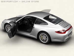 porsche 911 carrera 4s 3D 모델