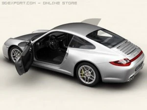 porsche 911 carrera 4s 3D Model