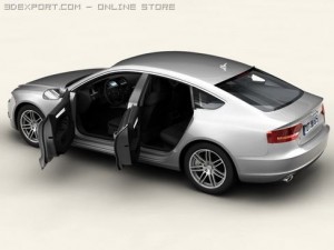 audi a5 sportback 3D Модель