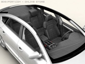 audi a5 sportback 3D Модель