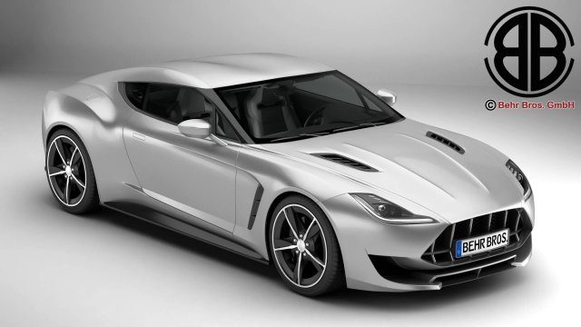 generic sport coupe Modelo 3D .c4d .max .obj .3ds .fbx .stl .blend 
