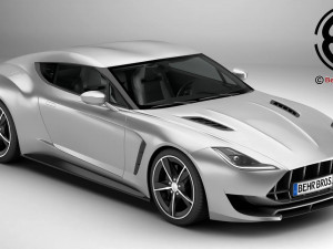 generic sport coupe 3D मॉडल