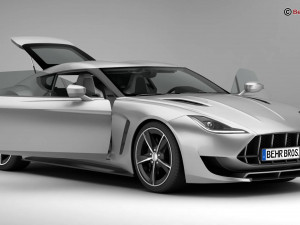 generic sport coupe Modelo 3D