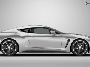 generic sport coupe Modelo 3D