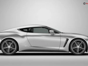 generic sport coupe 3D Model