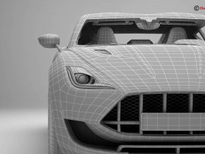 generic sport coupe Modelo 3D