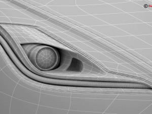 generic sport coupe Modelo 3D