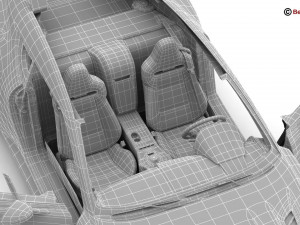 generic sport coupe Modelo 3D