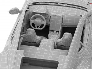 generic sport coupe Modelo 3D