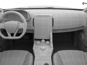 generic sport coupe 3D Model