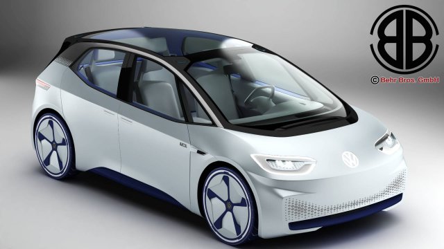 vw id concept 3D Model .c4d .max .obj .3ds .fbx .stl .blend 