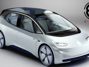 konsep vw id Model 3D