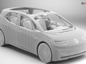 vw id concept 3D Model