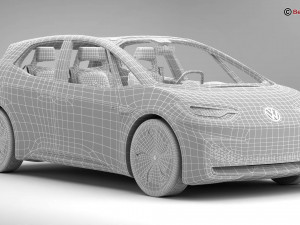 vw id concept 3D Model