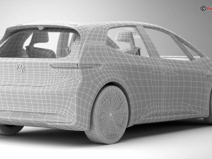 vw id concept 3D Model