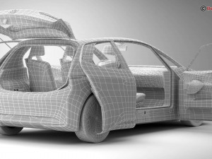 vw id concept 3D Model