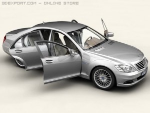 mercedes s class 2010 3D Model