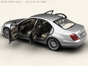 mercedes s class 2010 3D Model