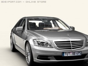 mercedes s class 2010 3D Model