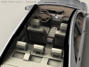 mercedes s class 2010 3D Model