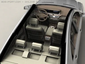 mercedes s class 2010 3D Model