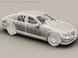 mercedes s class 2010 3D Model