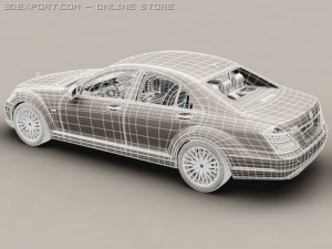 mercedes s class 2010 3D Model