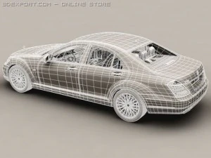 mercedes s class 2010 3D Model