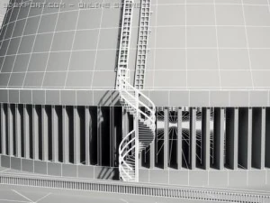 nuclear power station 3D Model