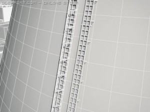 nuclear power station Modèle 3D