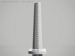 nuclear power station Modèle 3D