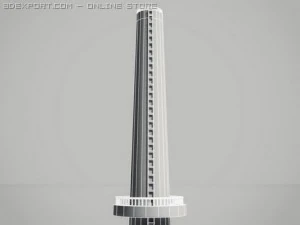 nuclear power station 3D Model