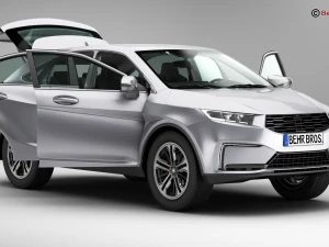 generic suv 3 3D Model