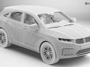 generic suv 3 3D Model