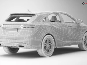 generic suv 3 3D Model