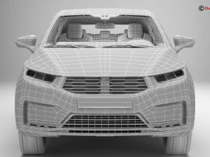 generic suv 3 3D Model