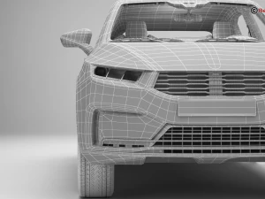 generic suv 3 3D Model