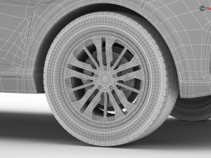 generic suv 3 3D Model