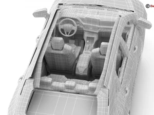 generic suv 3 3D Model