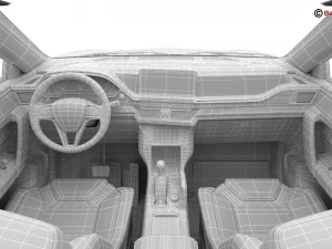 generic suv 3 3D Model
