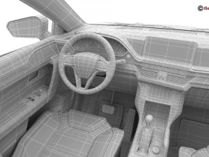 generic suv 3 3D Model