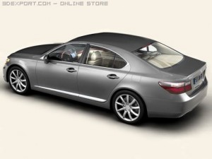 lexus ls 460 3D 모델