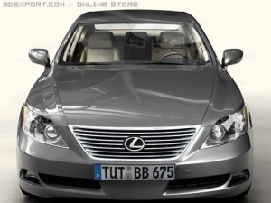 lexus ls 460 3D 모델