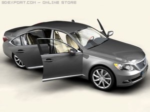 lexus ls 460 3D 모델