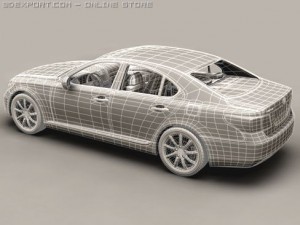 lexus ls 460 3D 모델