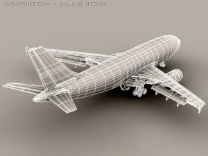 airbus a310 lufthansa Model 3D
