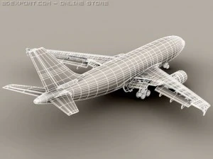 airbus a310 lufthansa 3D Model