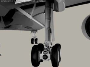 Airbus A300 Lufthansa 3D Model