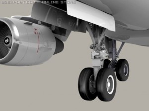 airbus a318 air france 3D Model