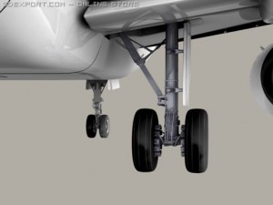 airbus a318 air france 3D Model